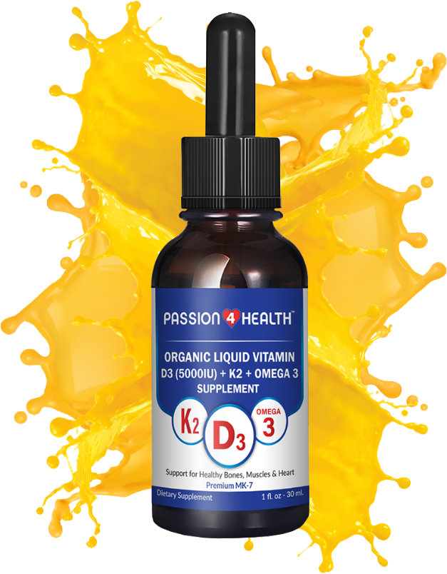 Daily Liquid D3, K2 + Omega 3 Vitamin Image