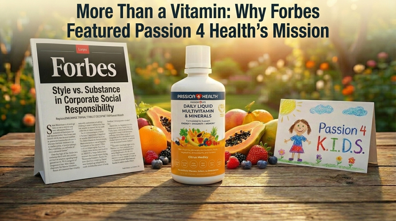 A Vitamin with a Mission: Why Forbes Featured Passion 4 Health