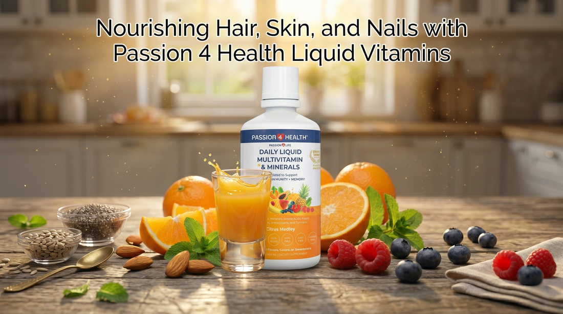 Liquid Vitamins for Hair, Skin, and Nails: The Passion 4 Health Difference