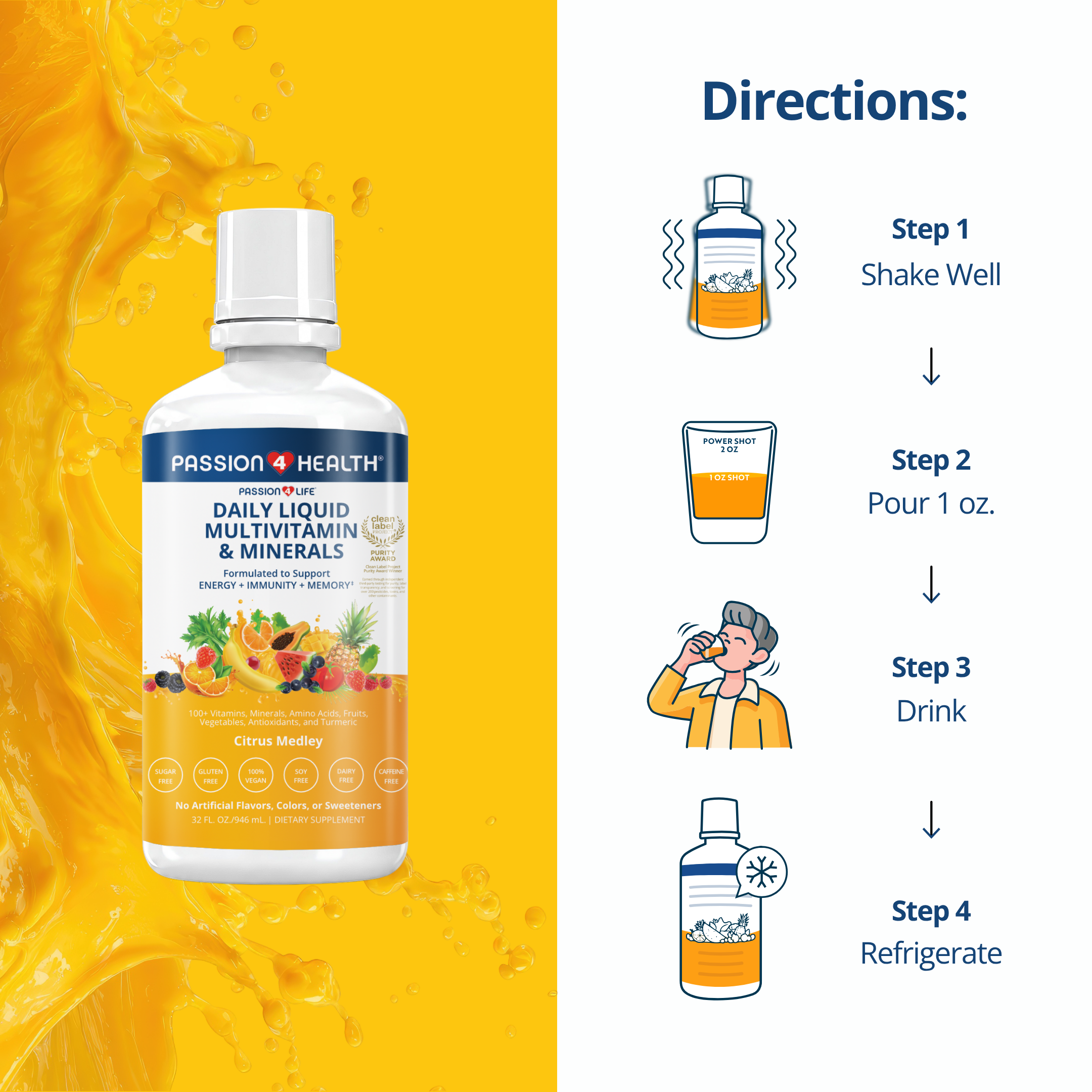 Daily Liquid Multivitamin + Minerals