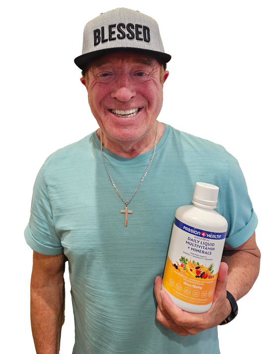 DAVID'S OFFER - DAILY LIQUID MULTIVITAMINS + MINERALS + SHOT GLASS