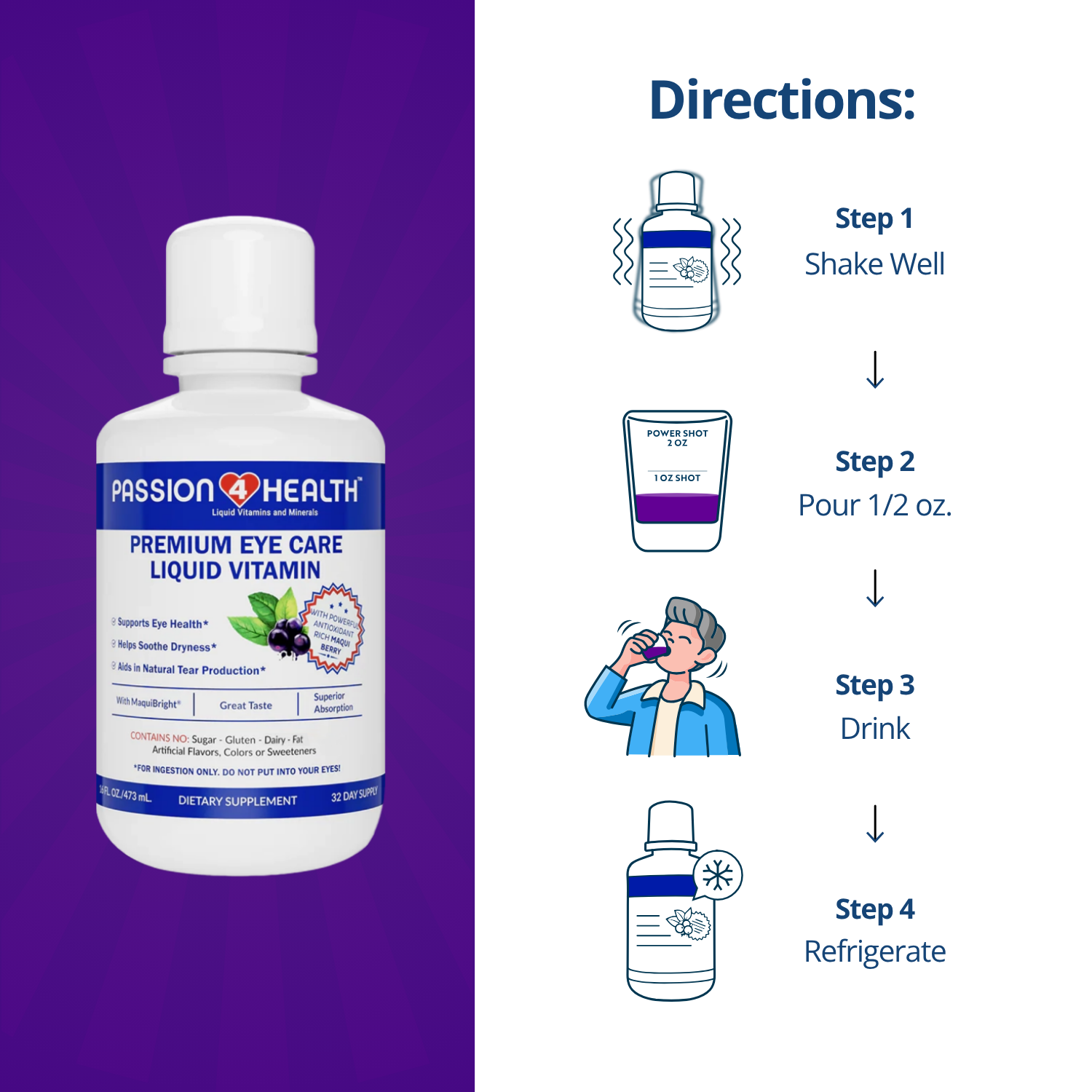 Daily Liquid Eye Care Vitamin