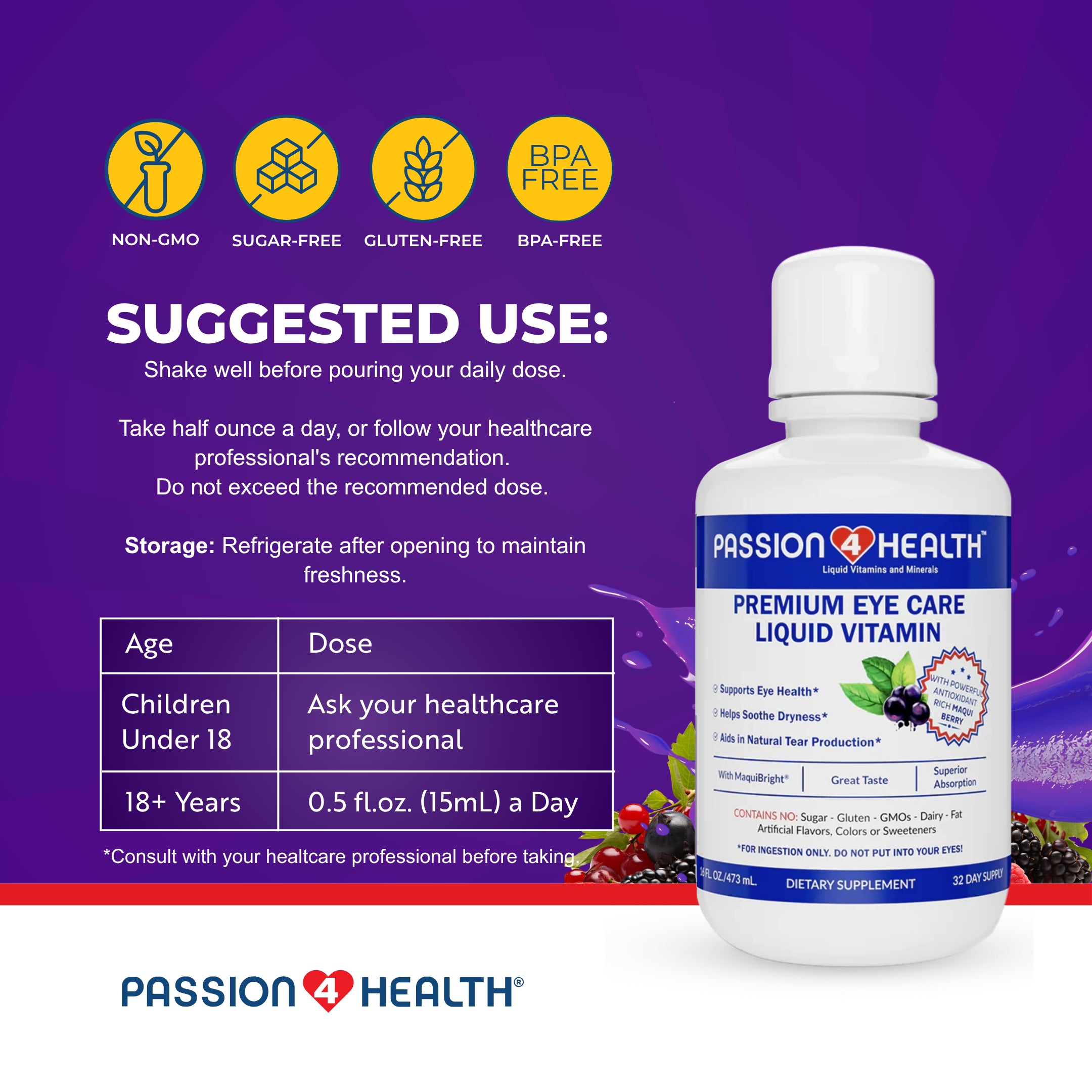 Daily Liquid Eye Care Vitamin