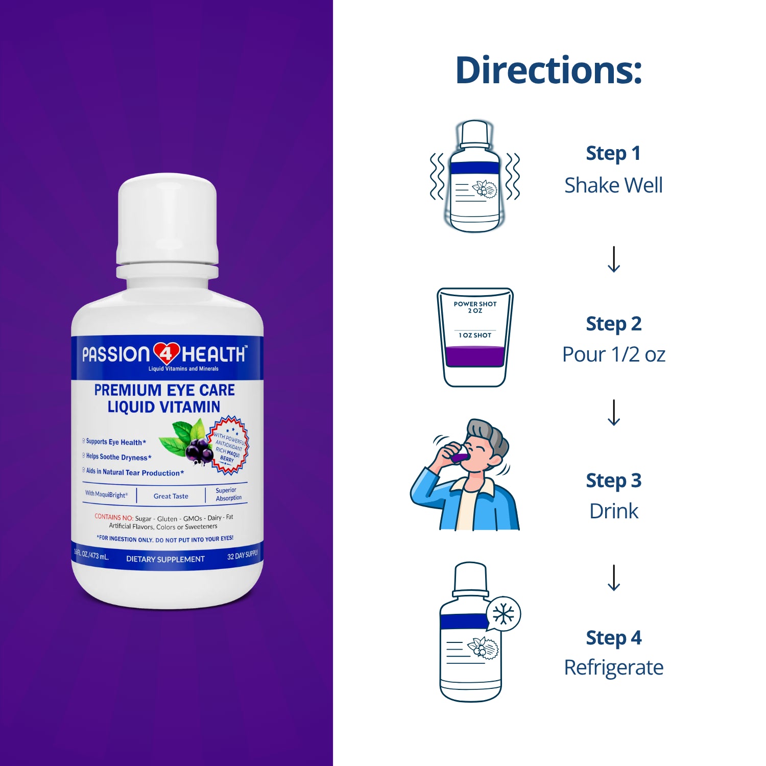 Daily Liquid Eye Care Vitamin