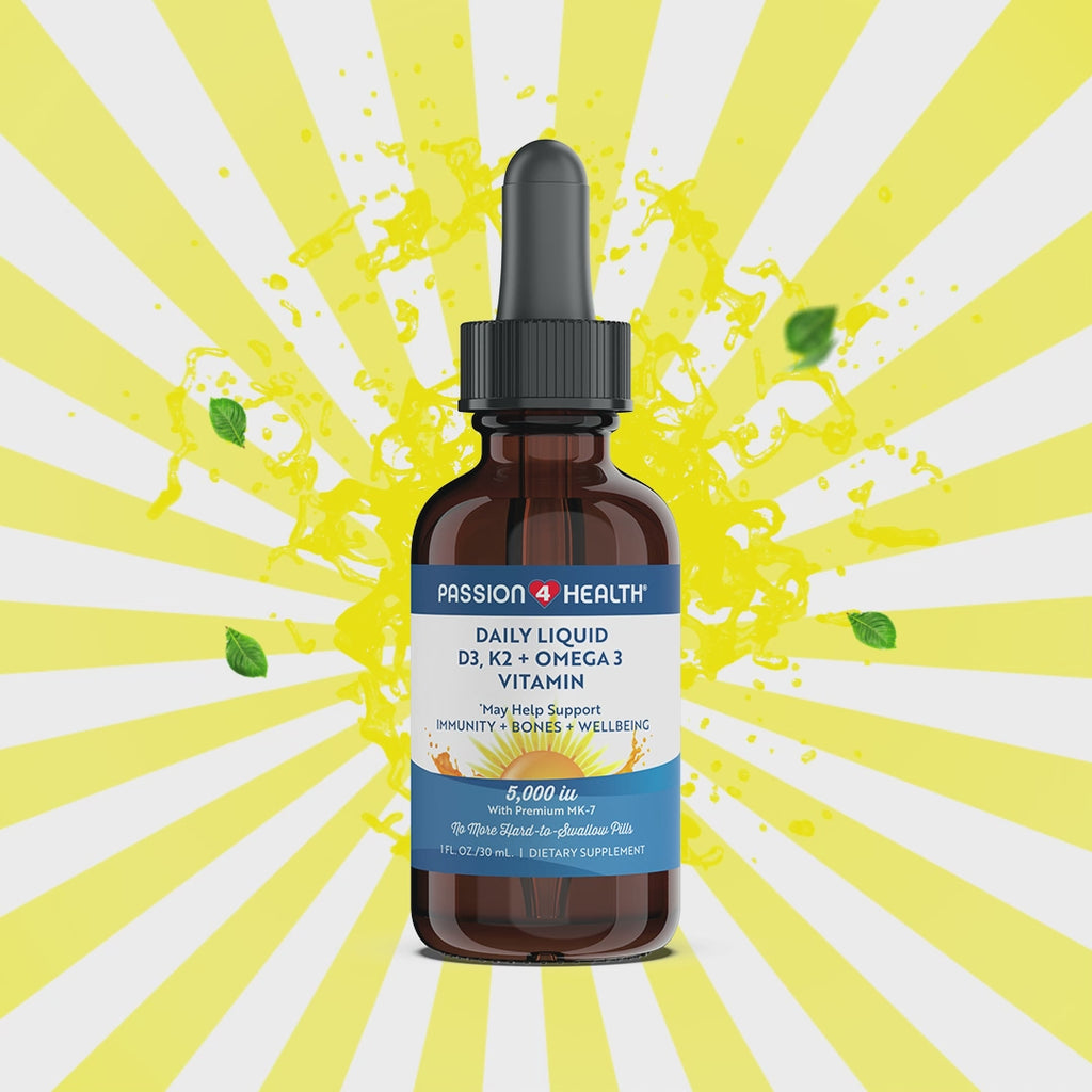 Daily Liquid D3, K2 + Omega 3 Vitamin